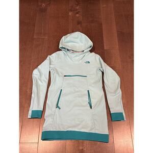 The North Face Girls Hoodie – Teal FlashDry XD Tunic Size 14/16